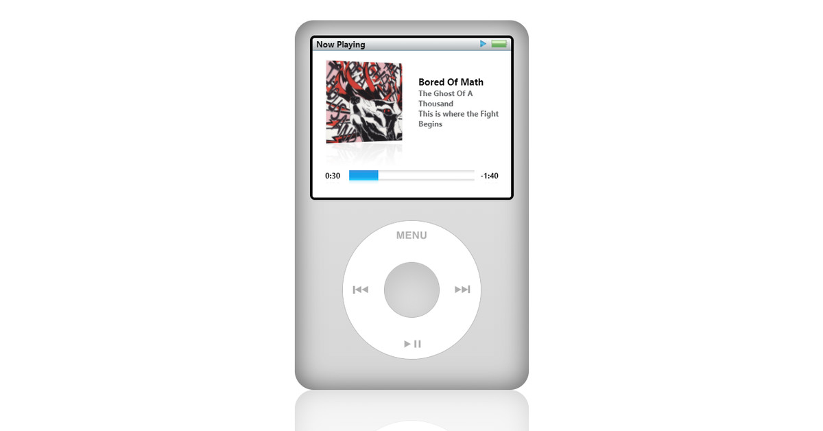 Bu nostaljik iPod tarzı web müzik çalarda Spotify'ı dinleyin