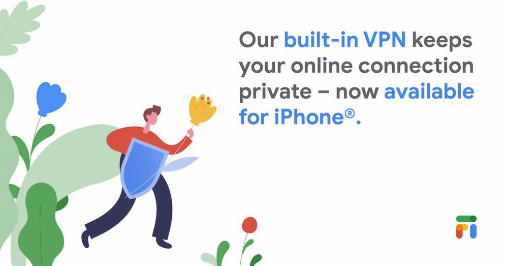Google Fi'nin yerleşik VPN'i iPhone'u kullanıma sunmaya başlar