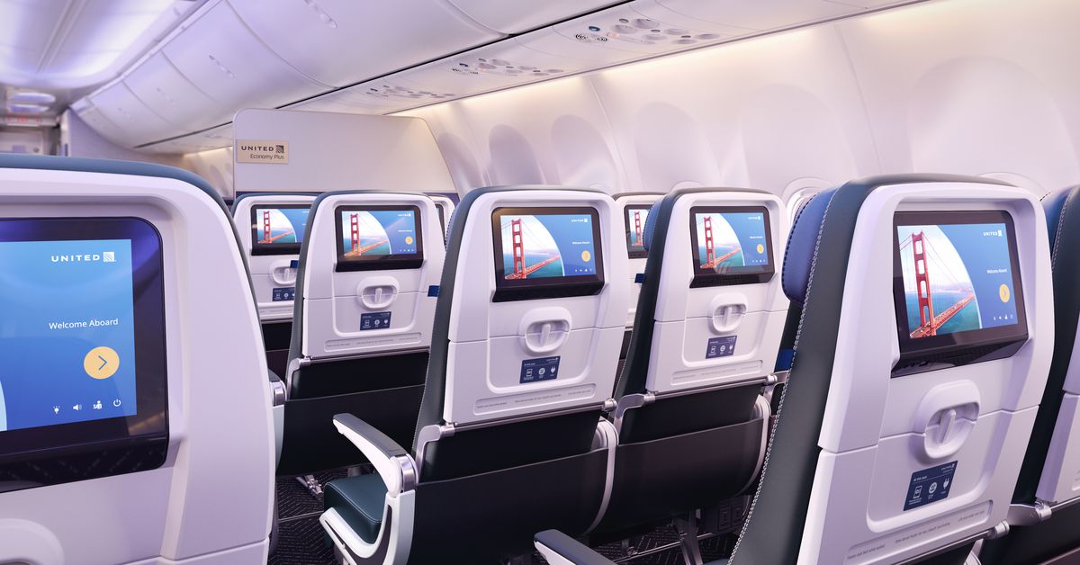 United'ın en yeni jetleri, uçuş içi eğlence için Bluetooth sunacak