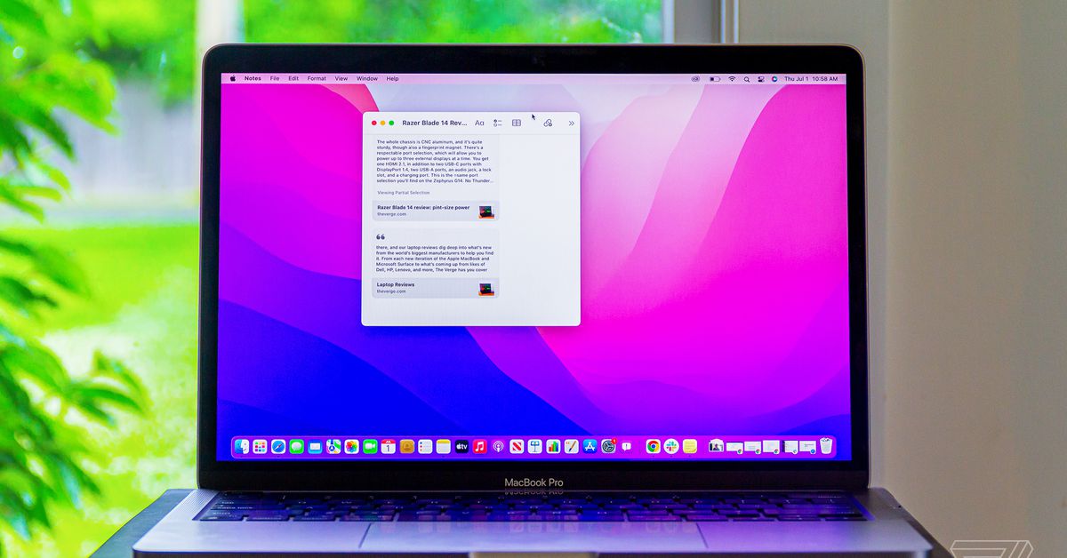 Apple, FaceTime ve Safari'ye güncellemeler getiren macOS Monterey'in genel beta sürümünü başlattı