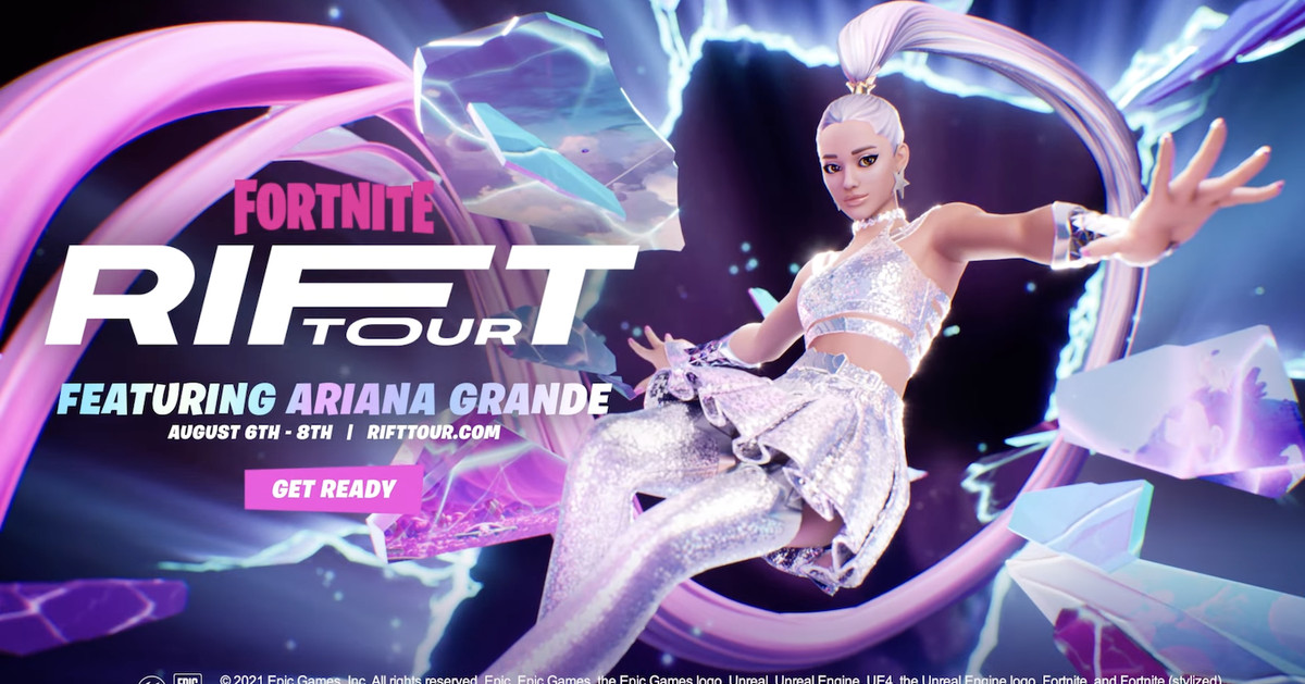 Ariana Grande, Fortnite'ın bir sonraki konser serisini yönetiyor