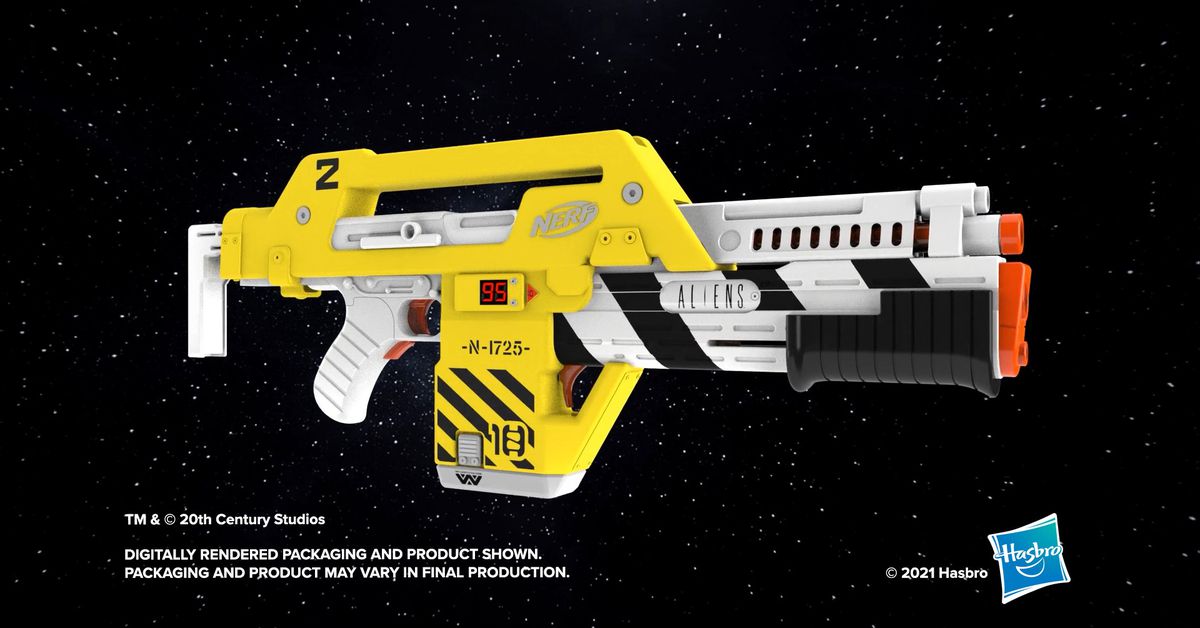 Nerf, ikonik Aliens Pulse Rifle'ı sert bir köpük püskürtücüye dönüştürdü