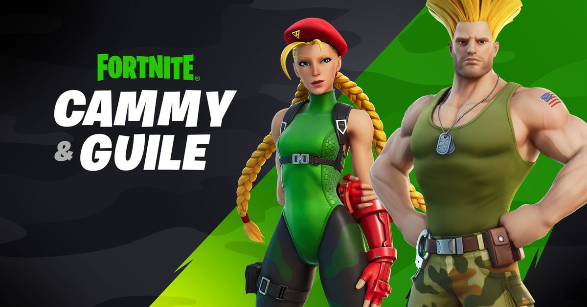 Street Fighter's Guile ve Cammy Fortnite'a geliyor