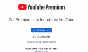 YouTube "Premium Lite" aboneliği, daha ucuza reklamsız görüntüleme sunar