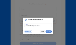 1Password kendi e-postamı gizle özelliğini alıyor