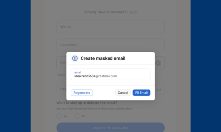 1Password kendi e-postamı gizle özelliğini alıyor