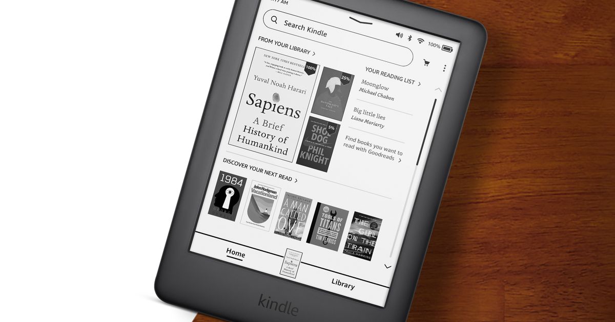 Amazon, Kindle'ın arayüzüne bir yenileme sağlar