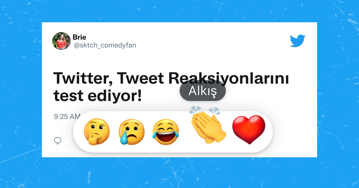 Twitter, tweetler için emoji tepkilerini test ediyor