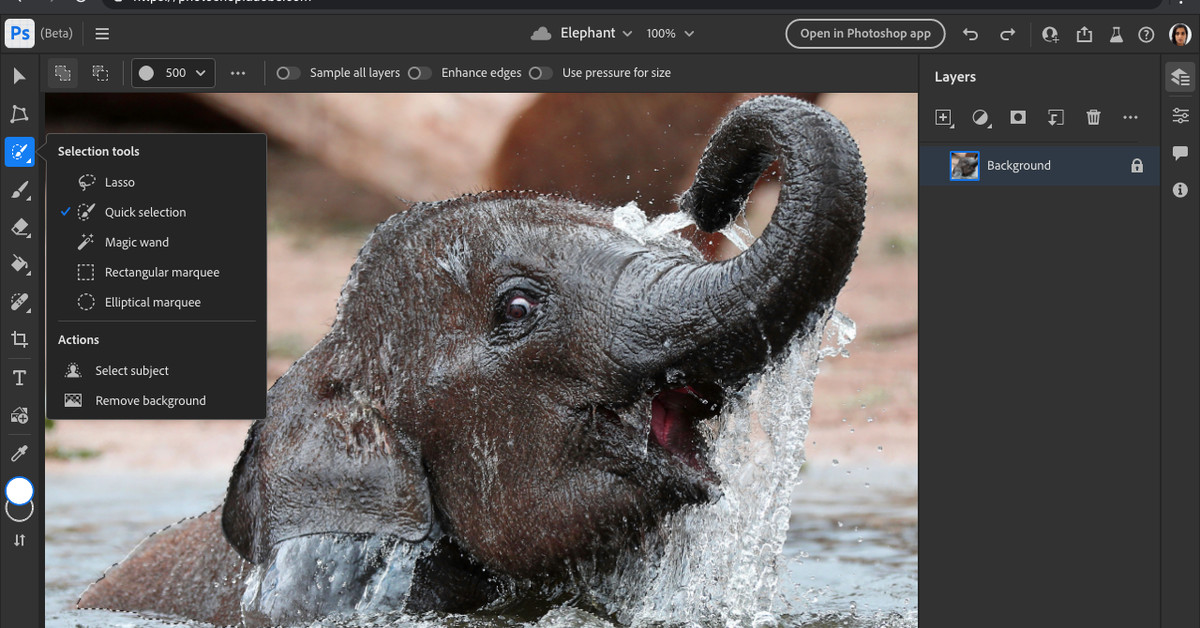 Adobe, web'e basitleştirilmiş bir Photoshop getiriyor