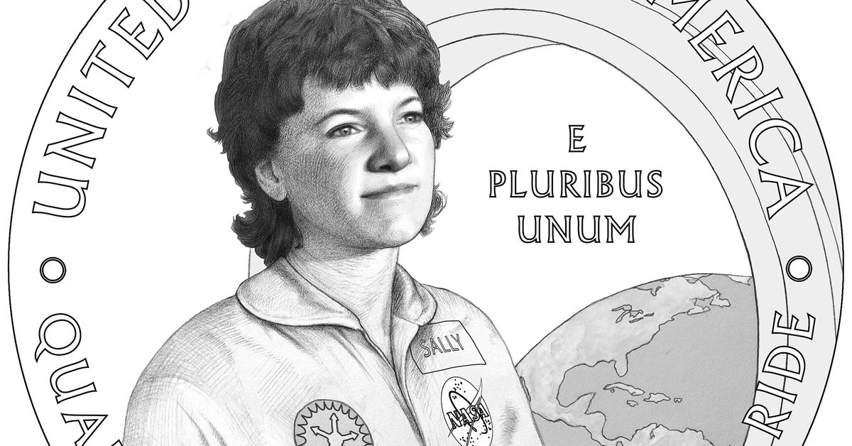 Astronot Sally Ride, 2022 ABD çeyreğinde öne çıkan kadınlardan biri olacak