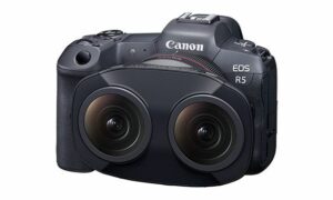 Canon'un yeni çift balıkgözü EOS R lensi, 3D VR içeriği oluşturmak içindir