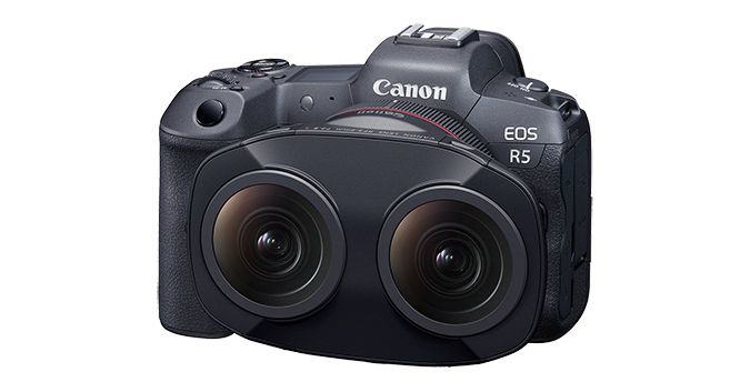 Canon'un yeni çift balıkgözü EOS R lensi, 3D VR içeriği oluşturmak içindir