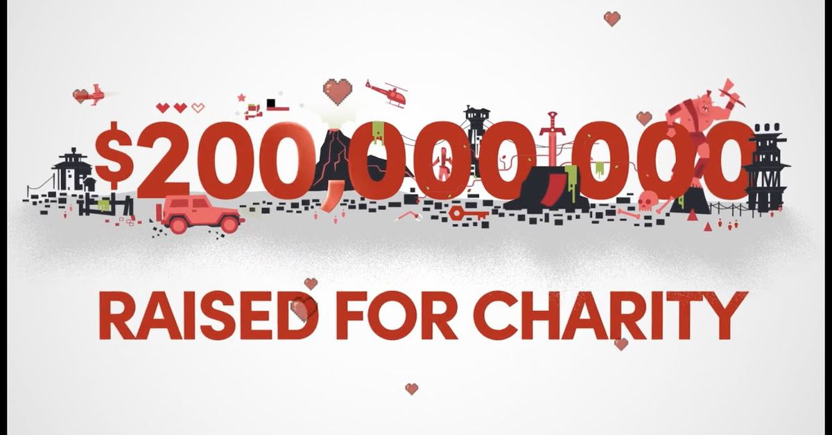 Humble Bundle, cömert oyuncular sayesinde yardım için 200 milyon dolar topladı