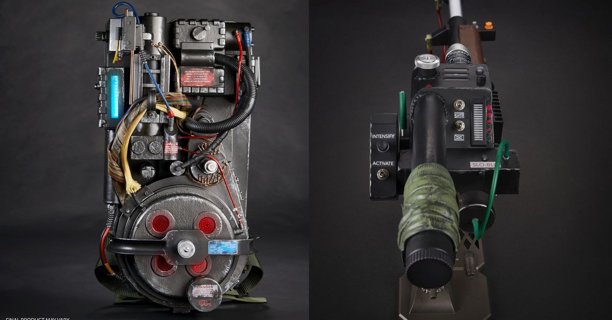 İşte gerçekten satın alabileceğiniz inanılmaz bir gerçek boyutlu Ghostbusters Proton Pack pervane