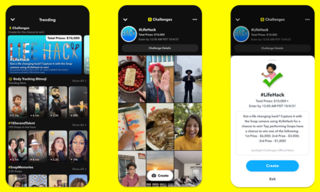 Snapchat, TikTok rakibine nakit ödüllerle 'zorluklar' ekliyor
