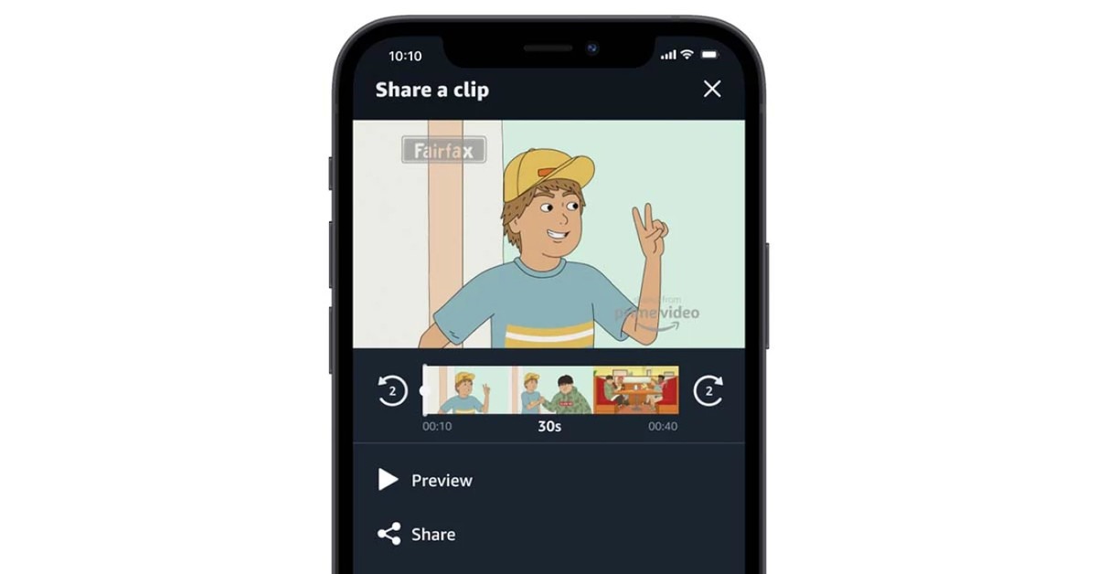 Amazon, Prime Video içeriğinden klipleri kolayca paylaşmanıza izin verecek