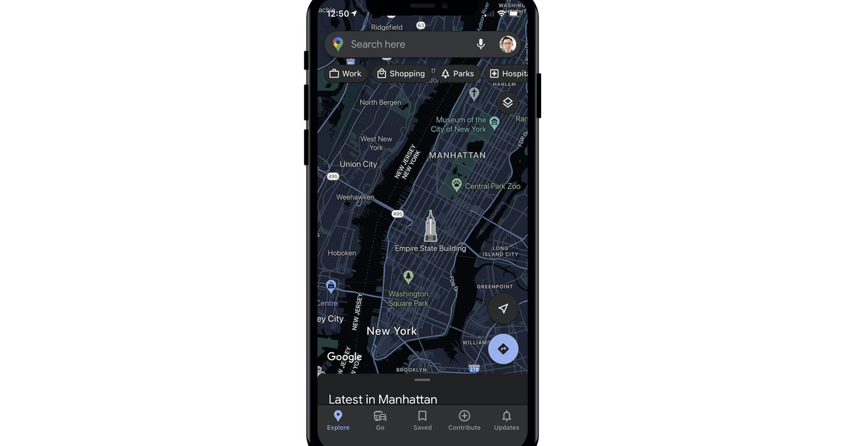 iOS'ta Google Haritalar artık karanlık bir moda sahip, bunu nasıl etkinleştireceğiniz aşağıda açıklanmıştır
