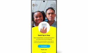 Google Pixel kilit ekranı Snapchat kısayolu burada